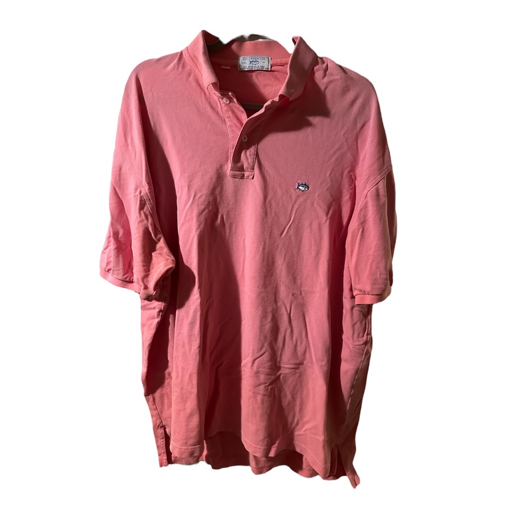 SOUTHERN TIDE POLO SIZE XXL, CORAL COLOR, VERY GENTLY WORN! 🐟🎣